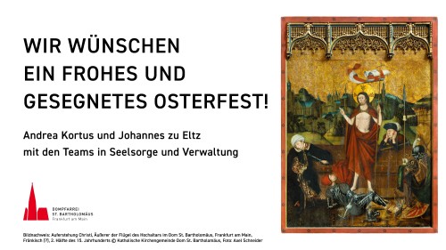 Wir wünschen ein frohes und gesegnetes Osterfest!